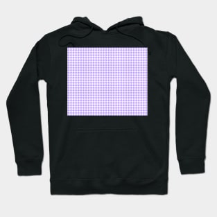 Lilac and White Houndstooth Hoodie